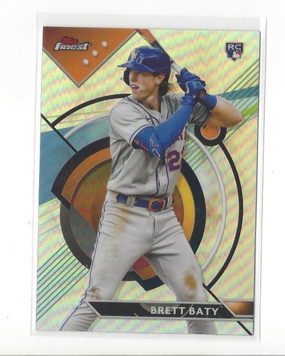 Brett Baty [Refractor] #40 2023 Topps Finest card