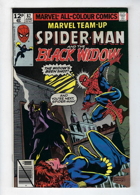 Marvel Team-Up # 82 Spider-Man & Black Widow (1979) FNVF