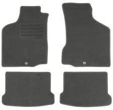 Fußmatten Set für VW Polo 6N 1994-1999 Autoteppiche mit 100% Passform Schwarz