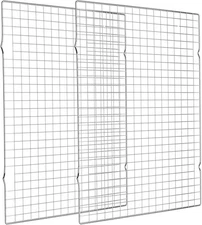 2 Pack 16x10 Inch Stainless Steel Wire Cooling Rack for Baking Cooking Grilling