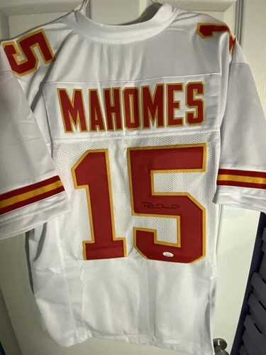Patrick Mahomes Kansas City Chiefs Custom Autographed Jersey JSA Witnessed COA