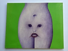 ALBERT RADOCZY PAINTING ABSTRACT MODERNISM Cubism Large Mid Century Portrait