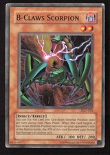 8-Claws Scorpion PGD-024 Common / Short Print Pharaonic Guardian Yu-Gi-Oh HP