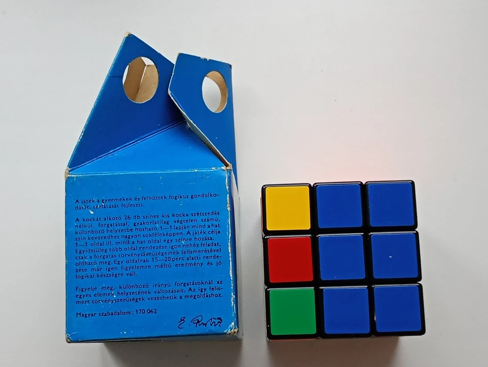 Vintage Puzzle Rubik's Cube 1980 Ungarn - Bild 4 von 4