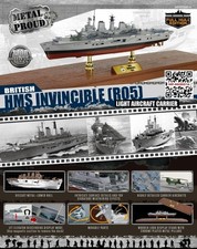 1/700 BRITISH HMS INVINCIBLE R05 LIGHT AIRCRAFT CARRIER FULL HULL MP-953001A