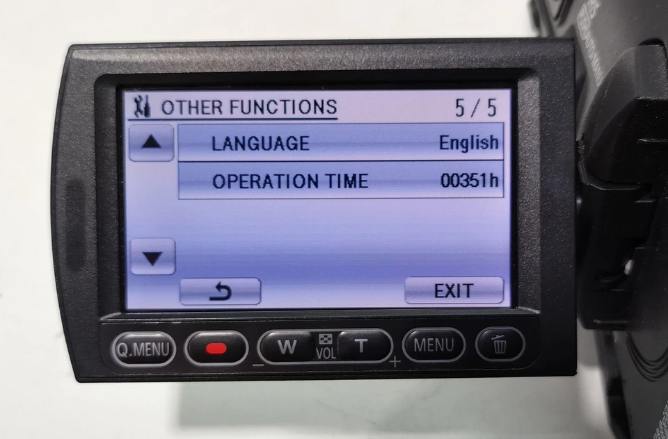 Panasonic AG-HMC40P HD AVCCAM Memory Card Camera-Recorder No Battery 351 Hrs - Image 3 of 4