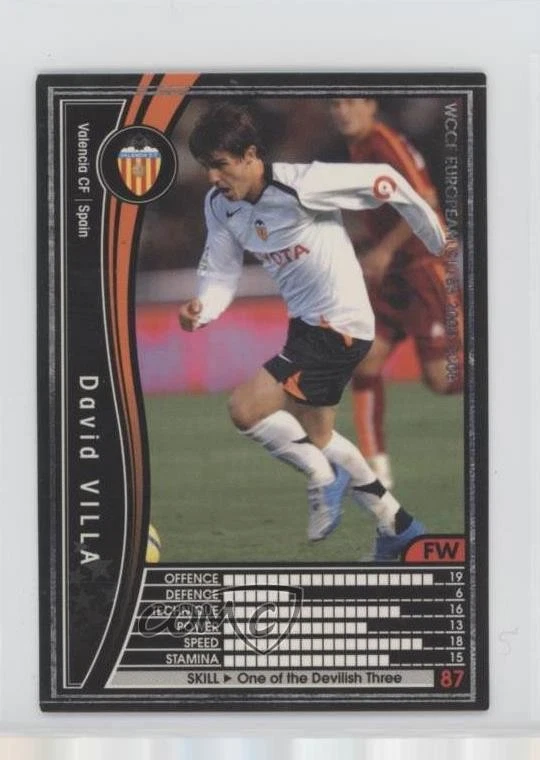 2005-06 Panini WCCF European Clubs - David Villa #320/336 for sale