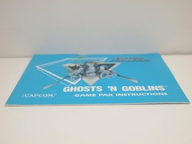 Ghosts 'n Goblins (Nintendo | NES) Authentic MANUAL ONLY