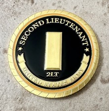 U.S. Army Second Lieutenant 2LT Challenge Coin  FAST SHIPPING   NEW 