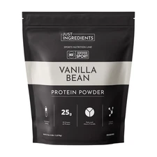 Just Ingredients Vanilla Bean Protein Powder 25 Servings | NSF Certified |