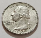 1962-D Washington Quarter • 90% Silver • Circulated • X93