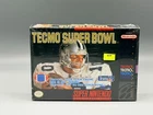 Tecmo Super Bowl Super Nintendo SNES Factory Sealed Brand New Authentic