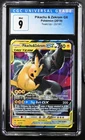 2019 POKEMON SUN & MOON TEAM UP #33 PIKACHU & ZEKROM GX CGC 9
