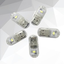 6PCS White Light Mini Size Portable USB Power Night Light Mini USB light