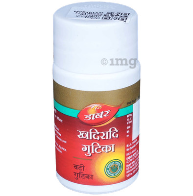 Dabur Khadiradi Gutika (40tab) Sore Throat ,Cougha, Throat Irritation