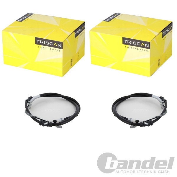 2X Triscan Handbremsseil Hinten Beidseitig Passend FüR Vw Amarok-image