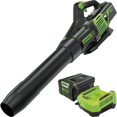 #ad Greenworks 80V 730 CFM 170 MPH Brushless Axial Leaf Blower with 2.5 Ah amp; 4 Amp $280.31