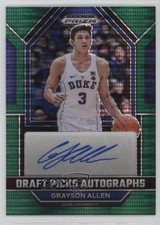 2023 Panini Prizm Draft Picks Green Pulsar /25 Grayson Allen #DPA-GAL Auto 11o2