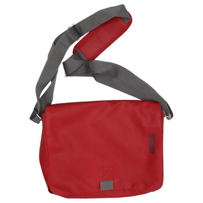 BREE, Umhängetasche, Unisex (Erwachsene), Rot/Grau, Einfarbig, 32, 8, 25 cm #2eB