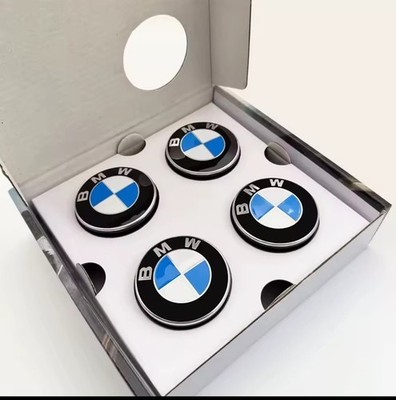 4x Nabenabdeckung Nabendeckel Feststehend für BMW -  Floating Center Caps 68 mm