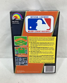Cartucho de juego de b&eacute;isbol NES Nintendo LJN MLB 1987 en caja completo funcionando GRATIS