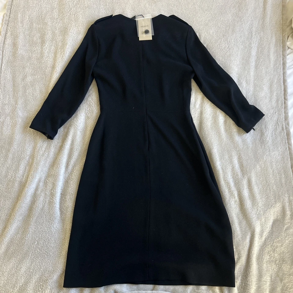  BURBERRY Women Black Dress  Dress Size 4 - Image 4 of 4