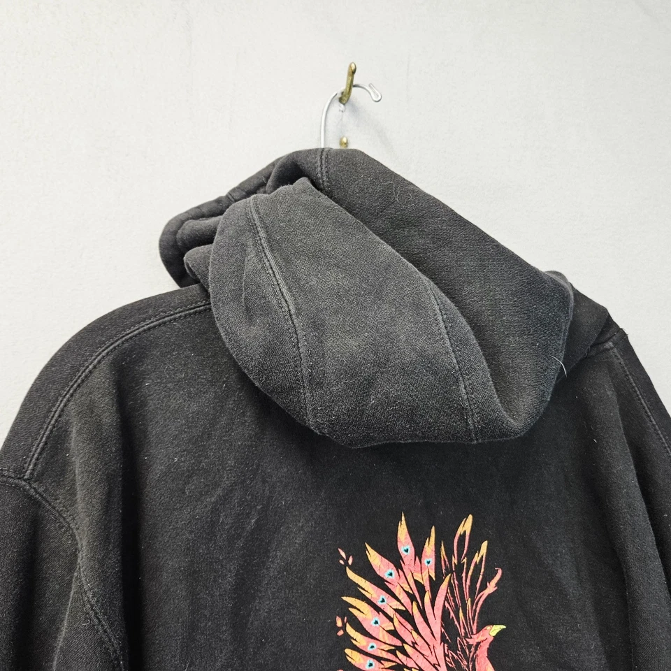 Hermosa sudadera con capucha Disaster Fire Phoenix Flames para mujer C1X XL negra Foto 4 de 4