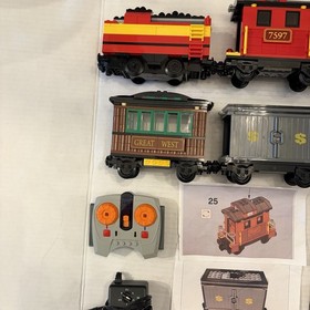 LEGO 7597 Toy Story 3 Western Train Chase Motorized Train RC Remote Tested