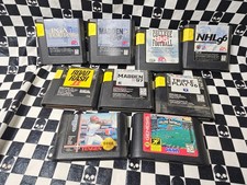 Vintage Sega Genesis Sports Games lot of 9 Loose Tested