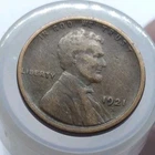 1921-S Lincoln Wheat Penny Cent - F/VF Fine or Better Actual  Coin #41D