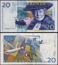 SWEDEN - Sweden 20 kronor 1991 XF