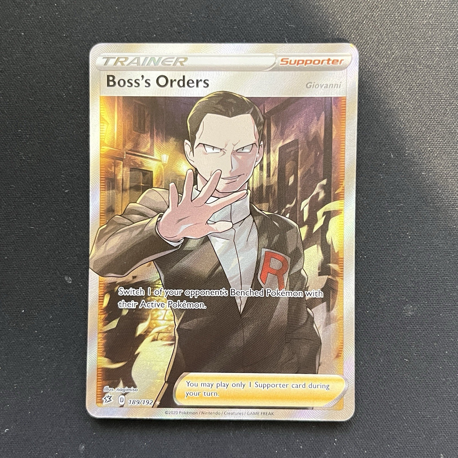 boss orders pokemon card price - Boss's TG24/TG30 / Ultra Rare Card Type / HP / Stage Boss's Orders (Full Art) 189/192