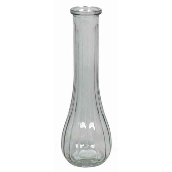 Inna-Glas Stielblumenvase Kosta, Kegel - Rund, Klar, 21,5Cm, Ø 3Cm-image