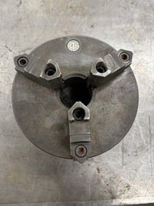 GERMAN GT 7.5" THREE-JAW LATHE CHUCK L0 Mount 1.75" Bore Scroll 2 Piece Jaws
