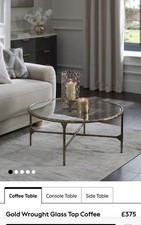 Nearly New NEXT / Libra Coffee Table Glass Top