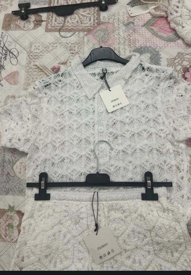 Coordinato Donna In Cotone Bianco - Immagine 4 di 4