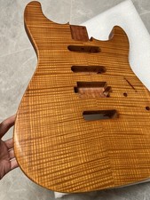 AAAAA NEW mahogany electric guitar body and satin flame maple thickened cover
