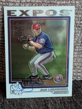 Josh Labandeira - 2004 Topps Chrome #226 Rookie RC On Card Auto Montreal Expos. rookie card picture