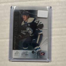 Upper Deck SP Game Used Authentic Rookies Gold MEM #AR-JW Jack Williams /25