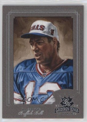 2003 Donruss Gridiron Kings Silver Framed 116/150 Jim Kelly #163 HOF 1dm7