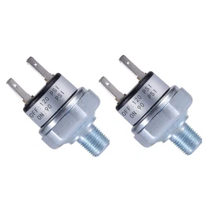 Air Interrupteur de pression 90-120 PSI 1/8"-27 NPT DC 24V 12V Air Compresseur 90 PSI