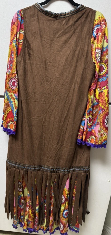 Веселый хиппи костюм женщин ранее принадлежал в очень хорошем состоянии один размер - Изображение 2 из 4