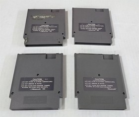 T-134 VINTAGE NINTENDO NES LOT INFILTRATOR SLALOM SILK WORM SILENT SERVICE