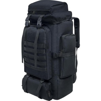 Taktischer Militärrucksack 80L für Camping und Outdoor, , Schwarz