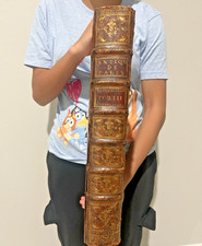 1750 HISTORY & ANTIQUITIES OF PARIS Henri Sauval Folio Illustrated Antique Book