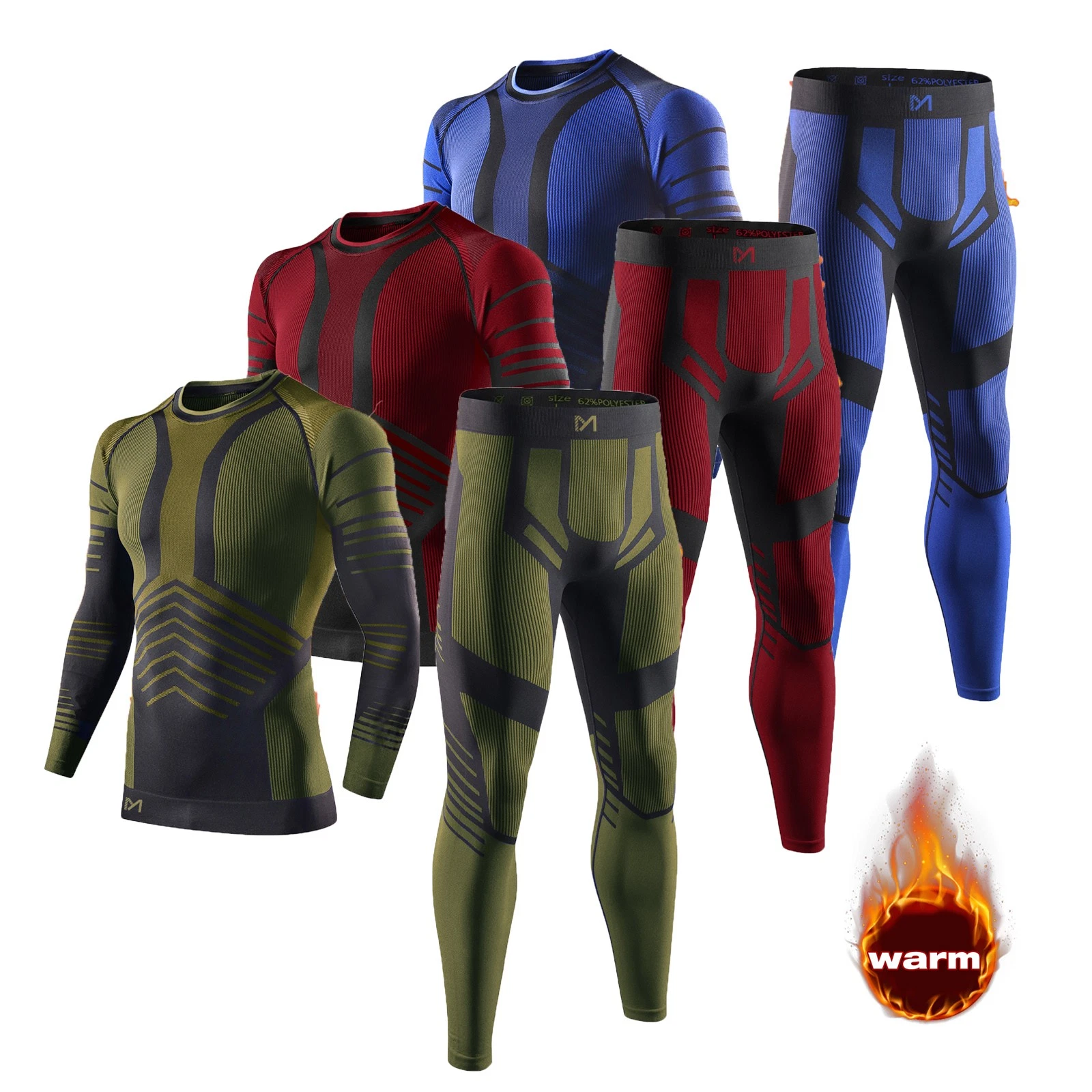 2Pcs Men's Thermal Underwear Set Fleece Lined Base Layer Gear Sports Ski Warmth
Opens in a new windo