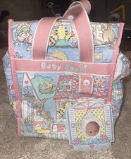 Vintage Baby Boom Diaper Bag Traveler Tote Bottle Bag Pastel Gramma’s House