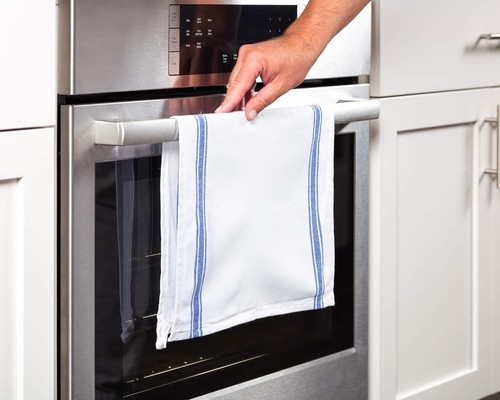 PACK OF 12 TEA TOWELS SET 100% COTTON TERRY CLEANING KITCHEN DRYING DISH CLOTHS - Picture 24 of 24