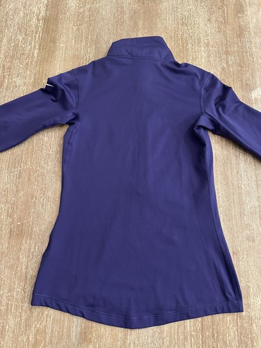 Nike Baltimore Ravens 1/2-zip Pullover Sweatshirt Women’s size Small Purple - Picture 6 of 8
