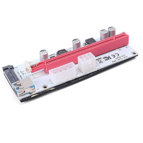 USB3.0 1x to 16x Extender Riser Card Adapter SATA Power Cable PCI-E Express - 第 3/12 張圖片